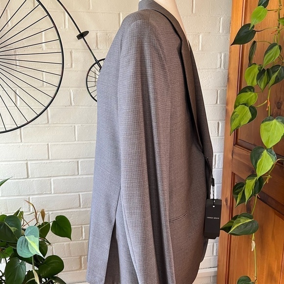 GIORGIO Armani authentic sports coat grey size44R Italian 54 gorpcore - Picture 7 of 16